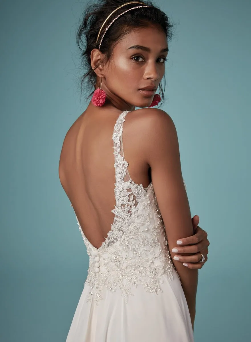 Dress 3512: Maggie Sottero "Melody" waist 33