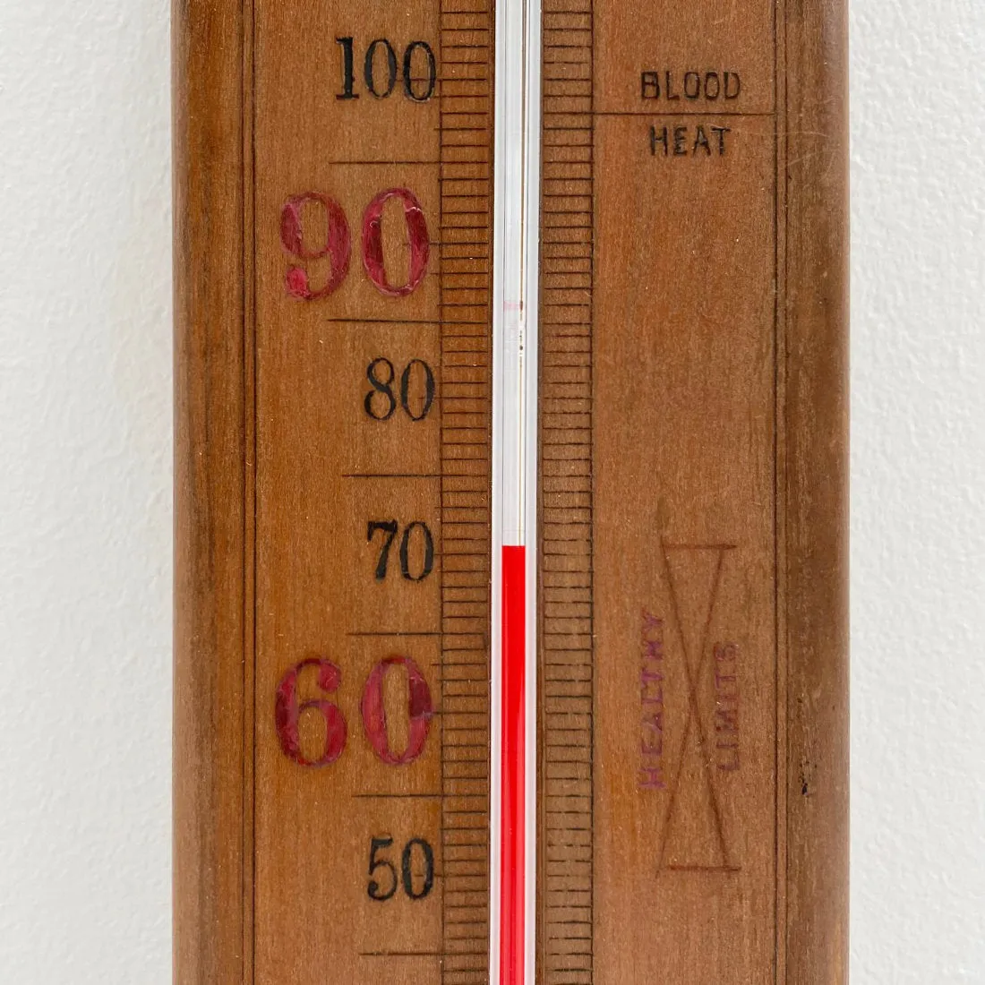 Edwardian Wall Thermometer by Henry Hughes & Son Ltd London