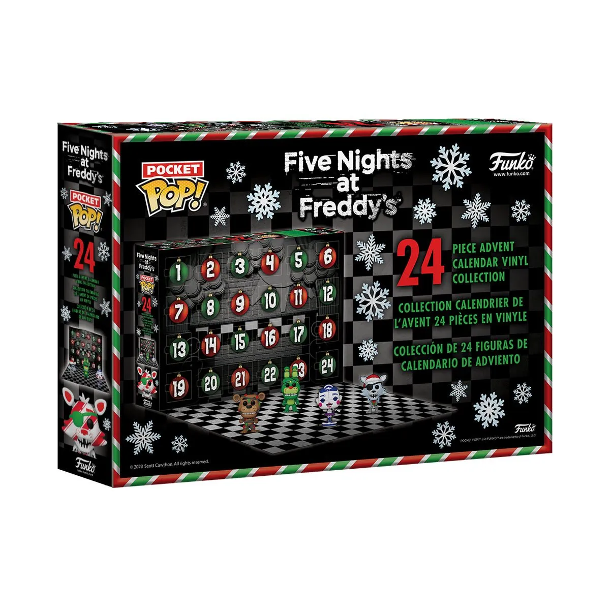 Funko Pocket Pop! - Five Nights at Freddy\'s 24 Day Advent Calendar (2023) Vinyl Figures (72480)