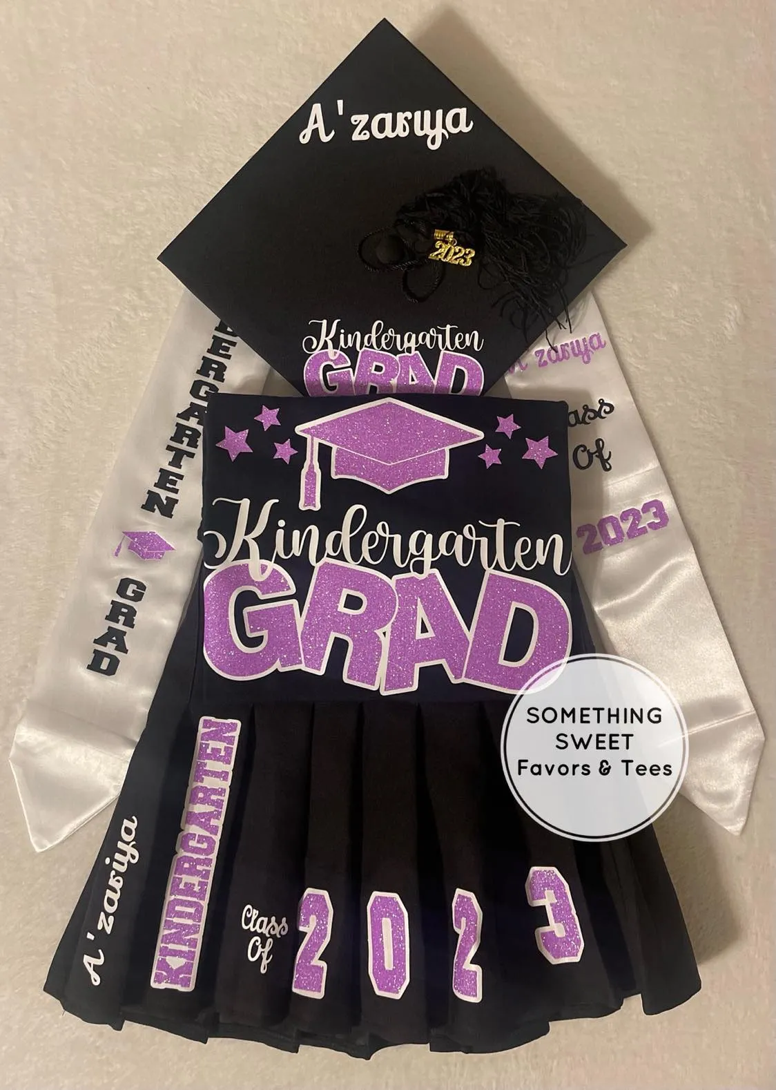 Graduation Outfit With Cap & Stole (Pre-K thru 8th Grade) (SHIPS OUT IN 7 BUSINESS DAYS)