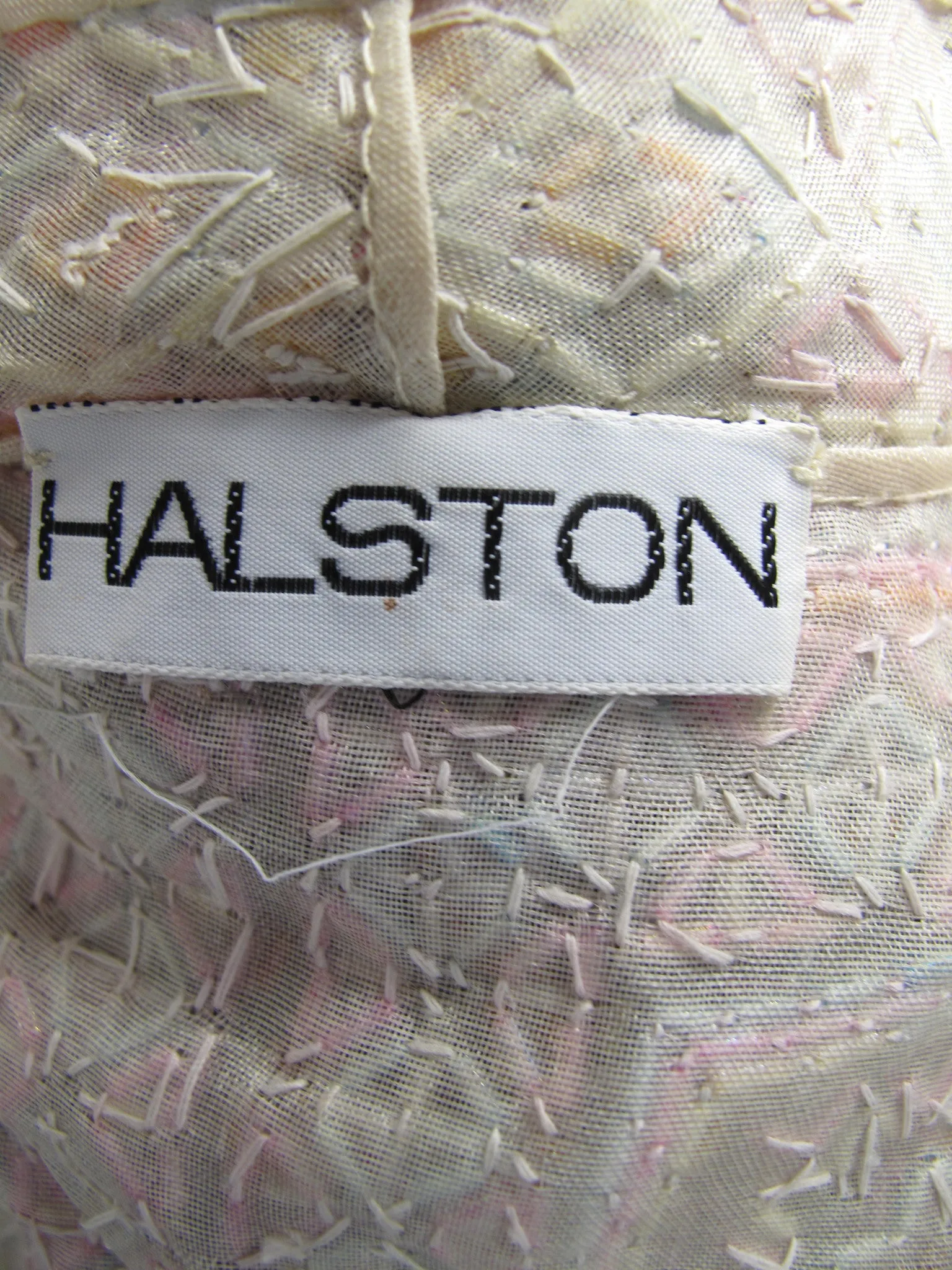 HALSTON Beaded Jacket and Skirt