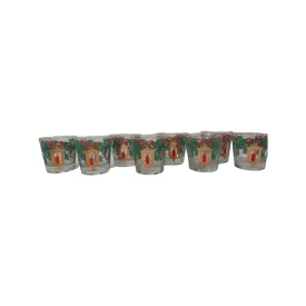 Holiday Mid-Century Lantern Glasses (Set of 8)
