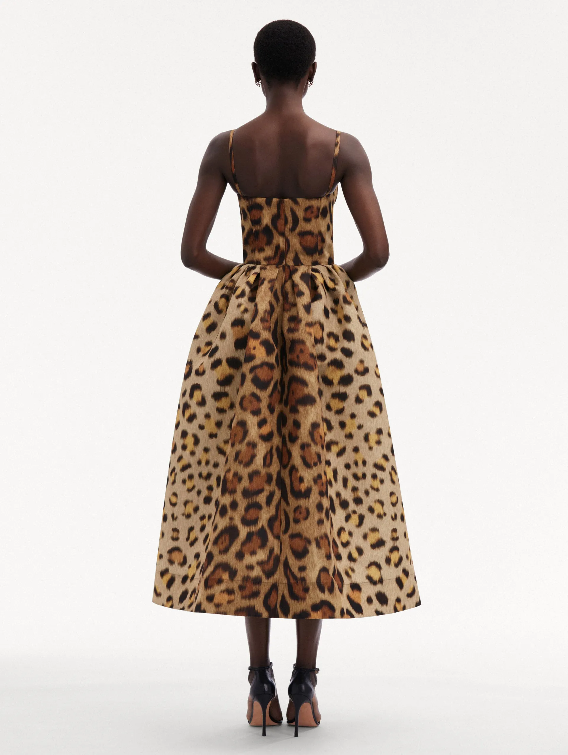 Jaguar Faille Cocktail Dress