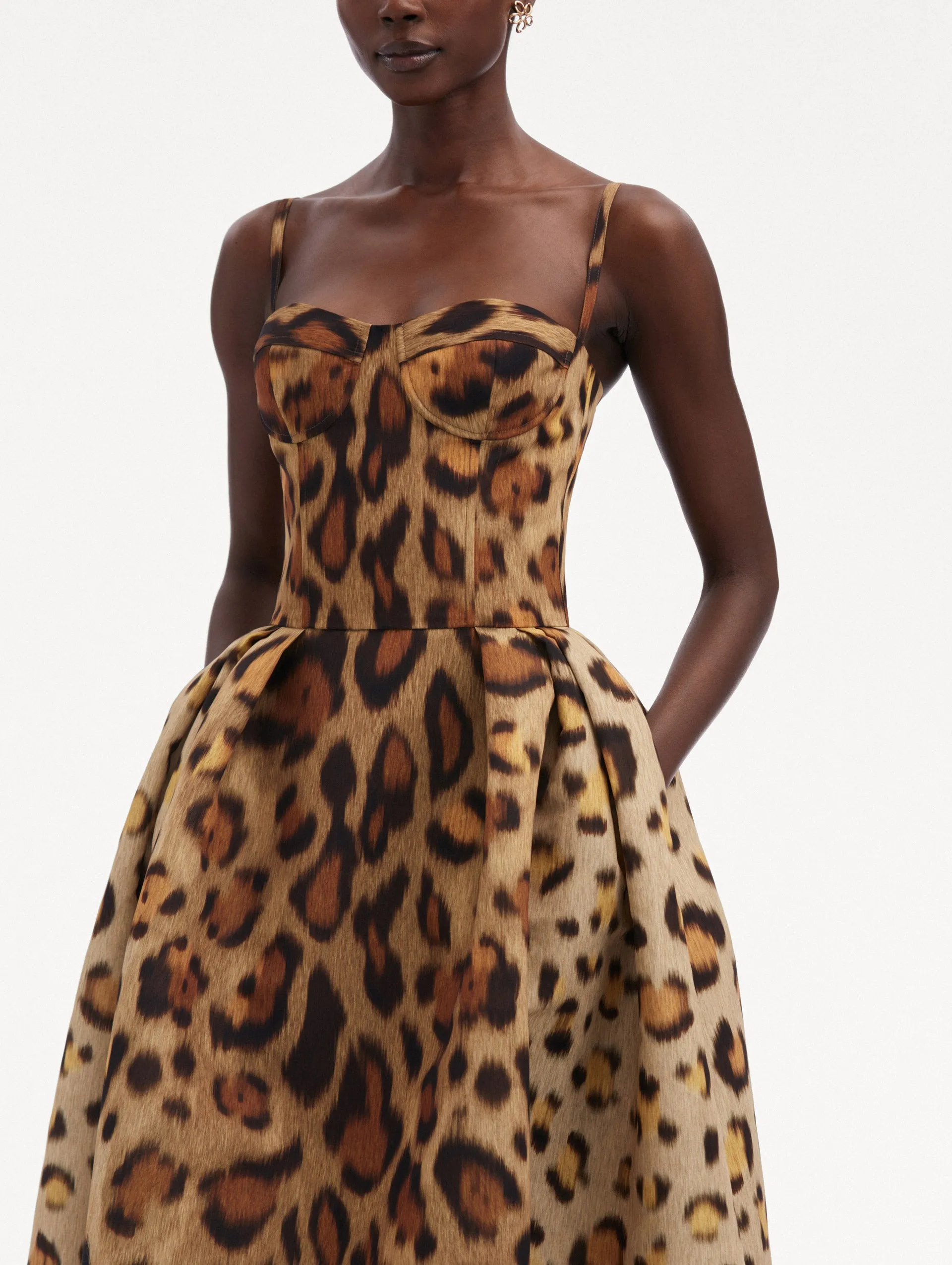 Jaguar Faille Cocktail Dress