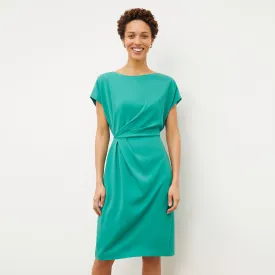 Jillian Dress - Eco Medium Crepe :: Tropical Green