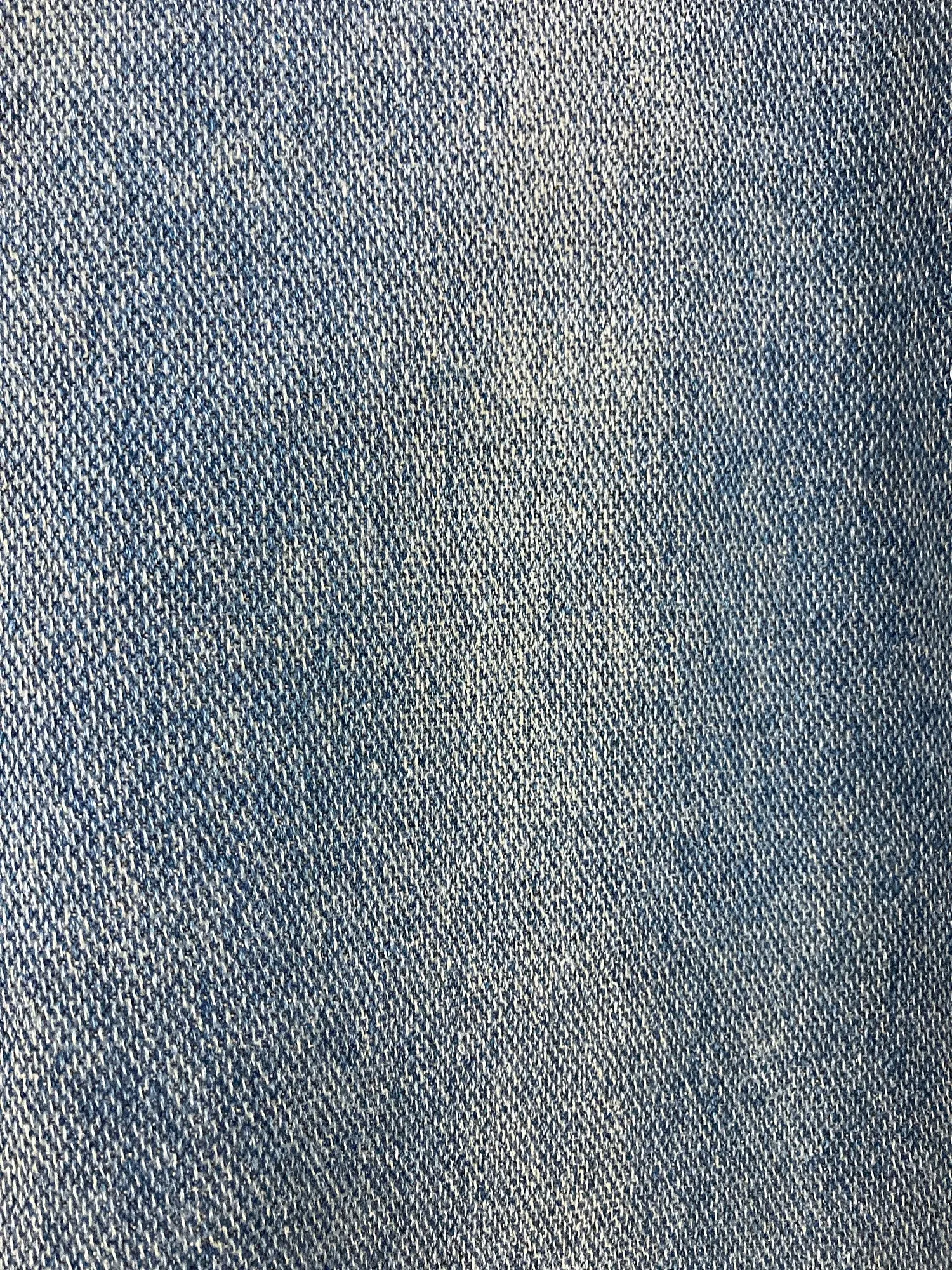 Junya Watanabe Comme des Garcons SS2002 washed cotton raw hem denim skirt - M