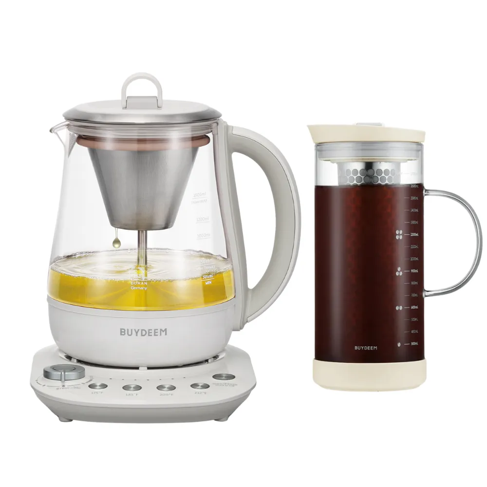 K156 Multi-function Electric Steam Brewer & Cold Brew Coffee Maker - Bundle Offer