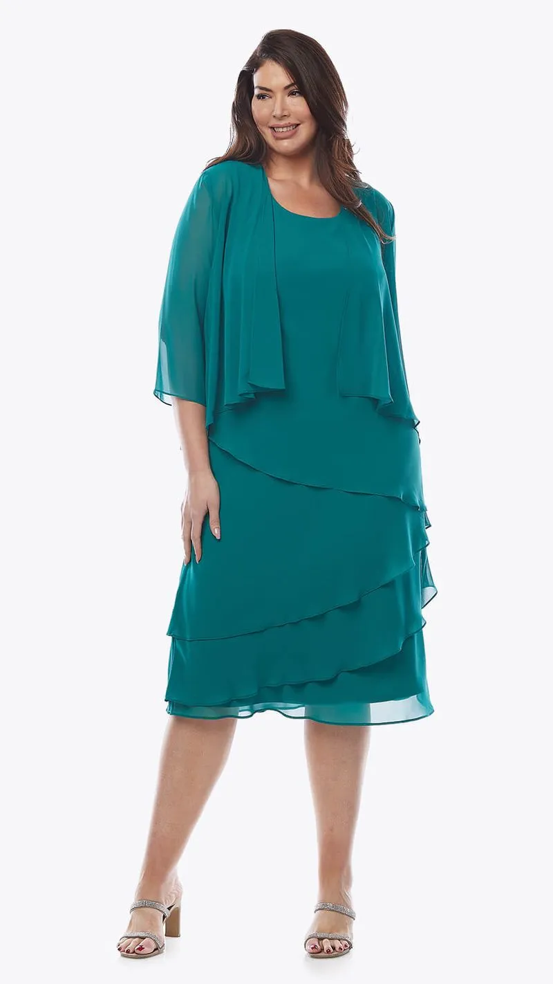 Layla Jones - LJ0359 Layer Dress w Jacket