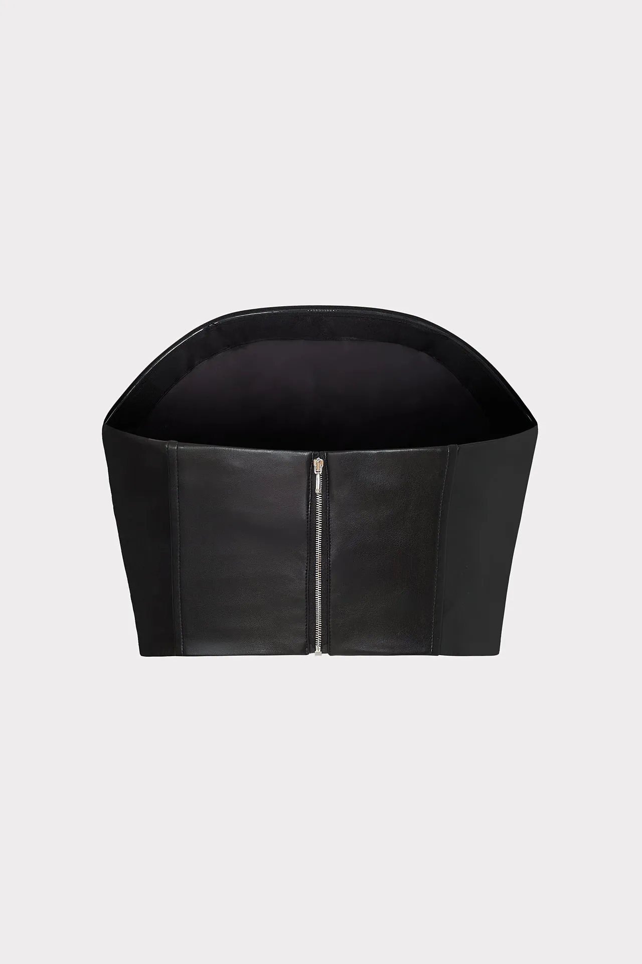 Lois Eyelet Vegan Leather Top