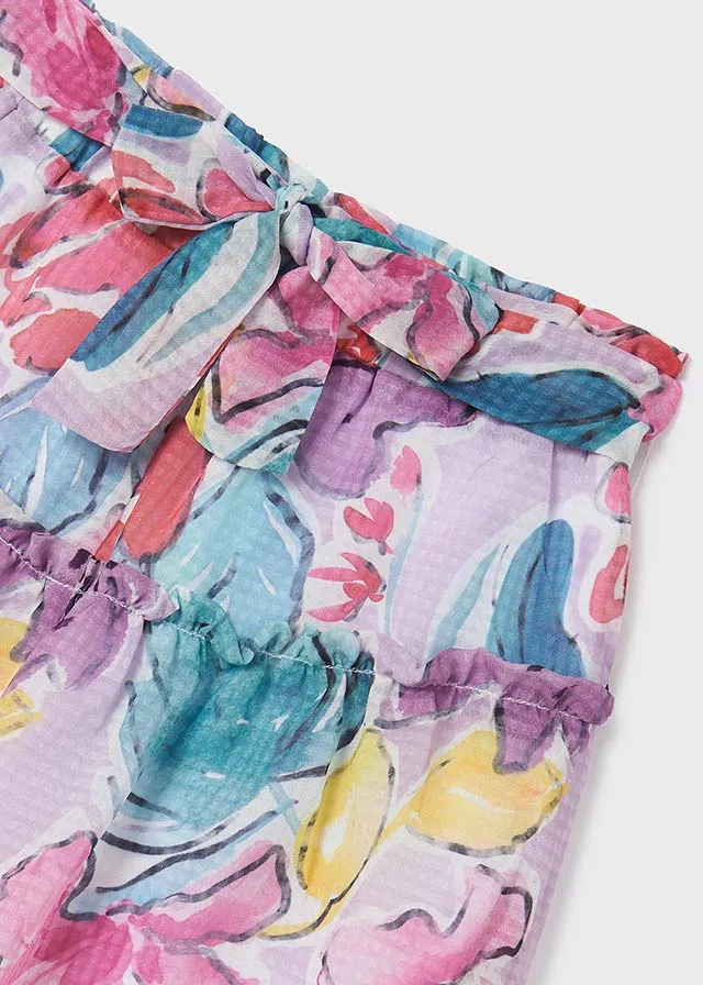 Mayoral 6953 080 - Lilac Printed Skirt