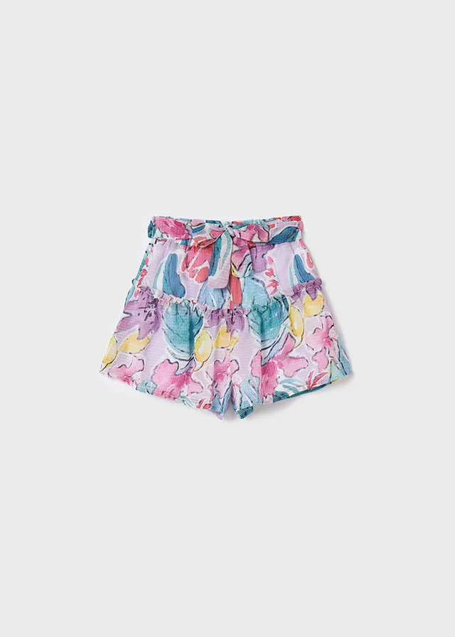 Mayoral 6953 080 - Lilac Printed Skirt