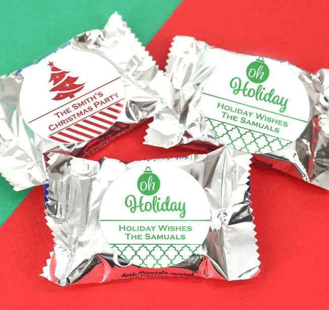 Metallic Foil Holiday YORK Peppermint Patties