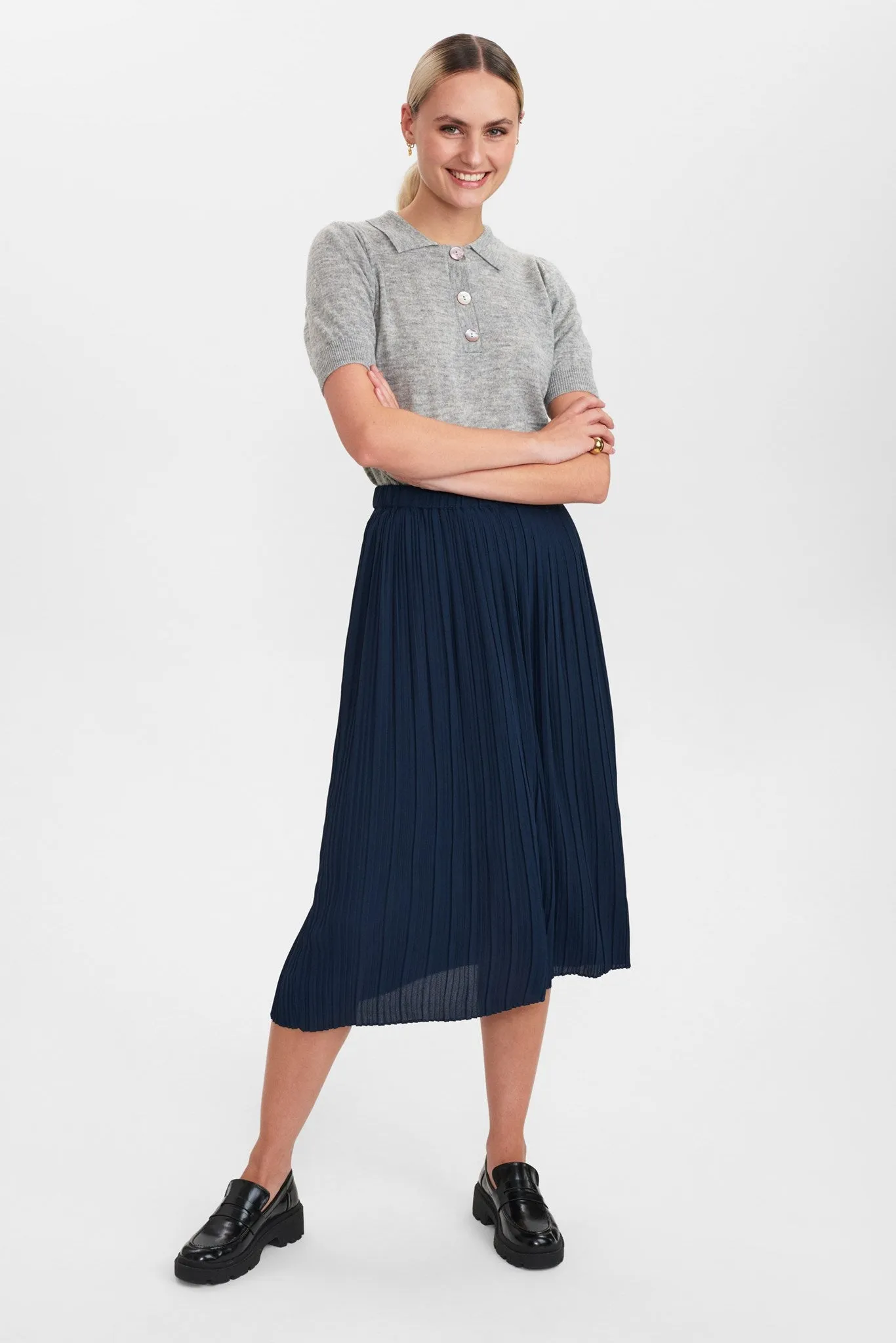 NUABIGAIL SKIRT - Dark Sapphire