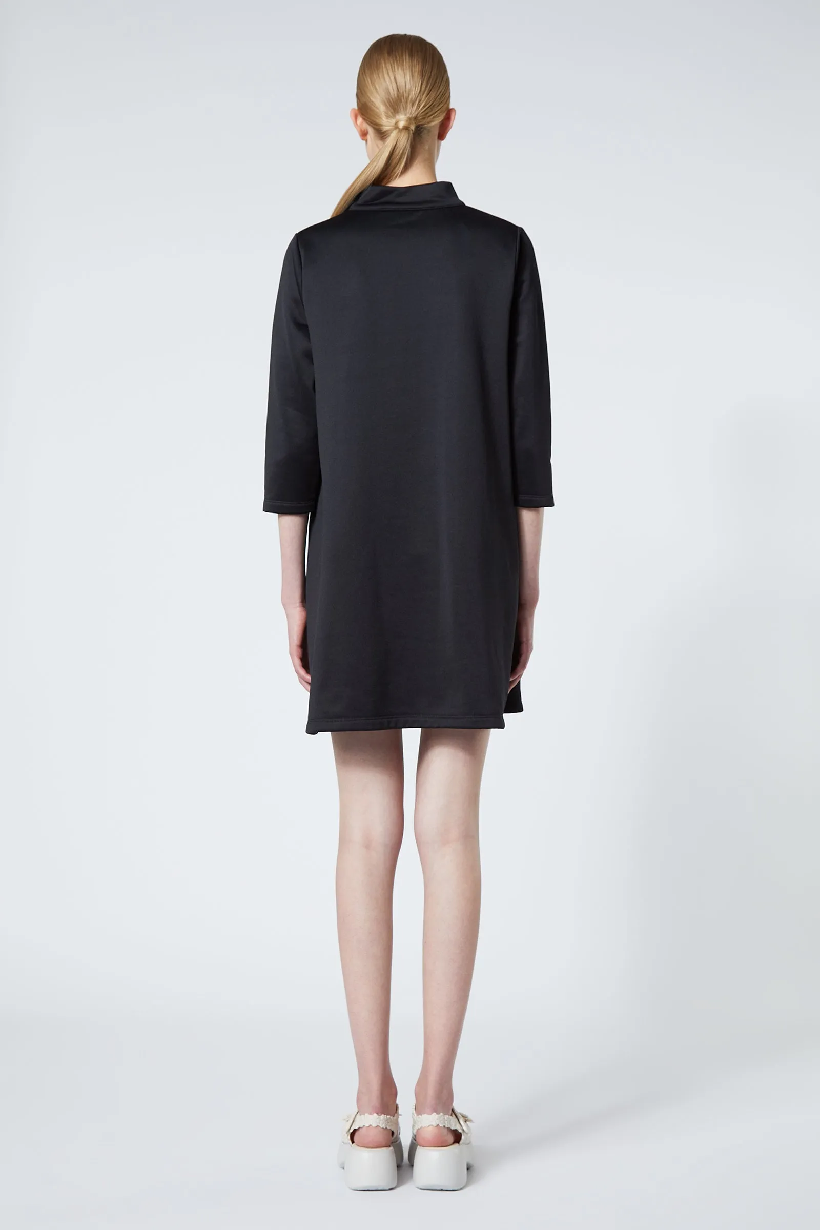 PETITE BOW A-LINE MINI DRESS
