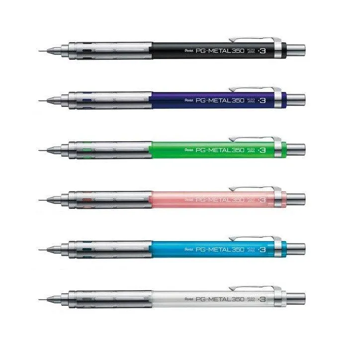 (Pre-Order) PENTEL PG-METAL350 0.3mm mechanical pencil for drafting PG313 Z2-1N