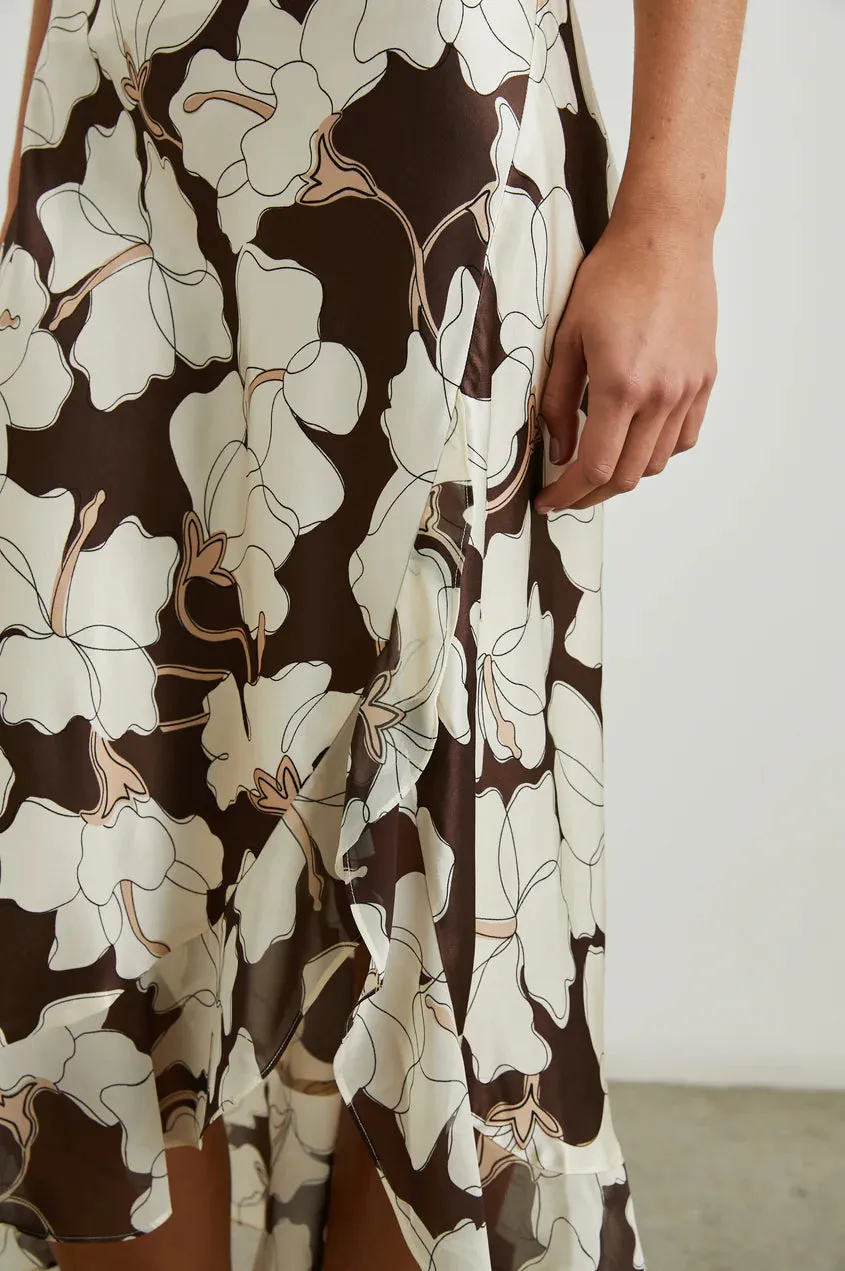 Rails Adia Skirt Mocha Floral Skirt
