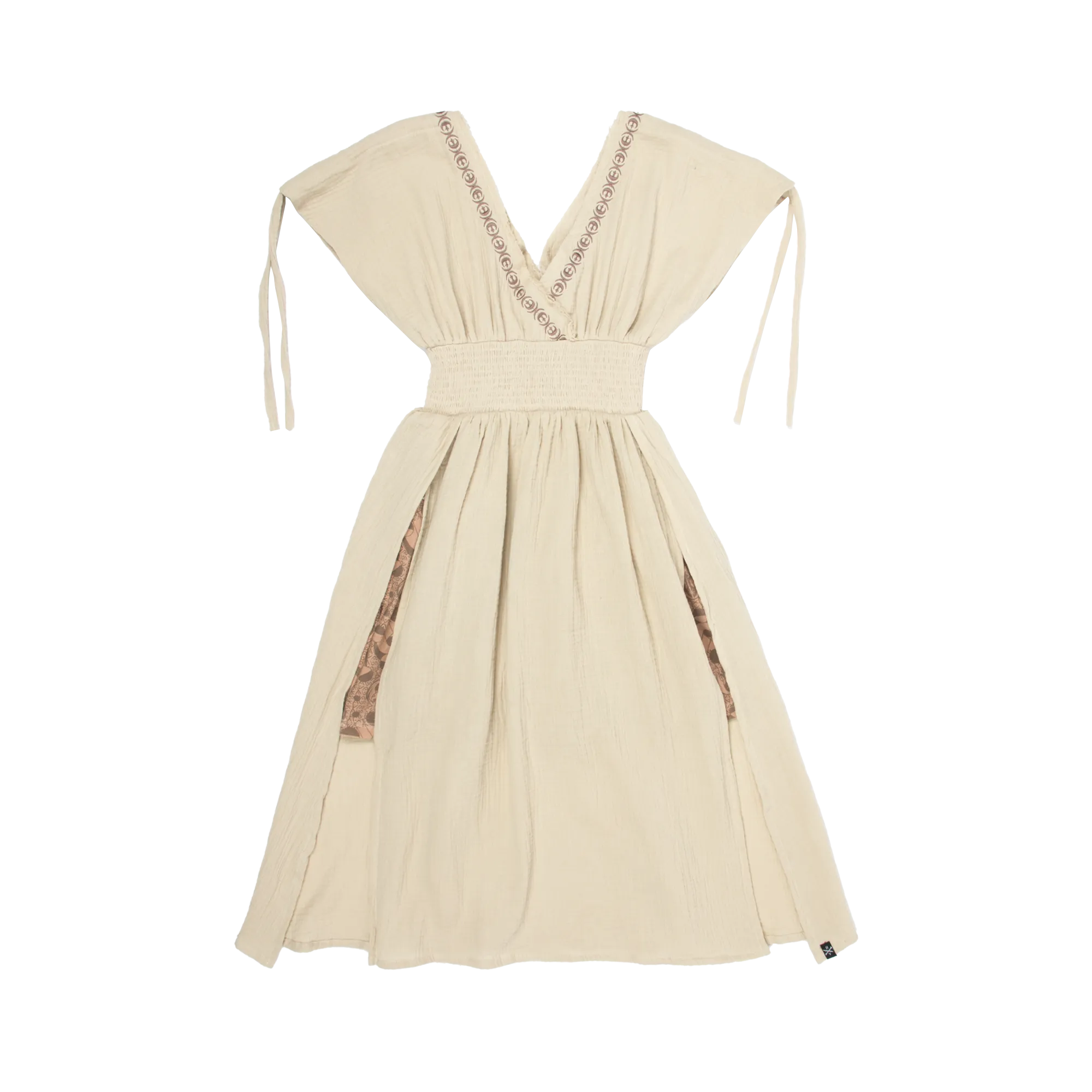 Rey Front Split Gauze Dress