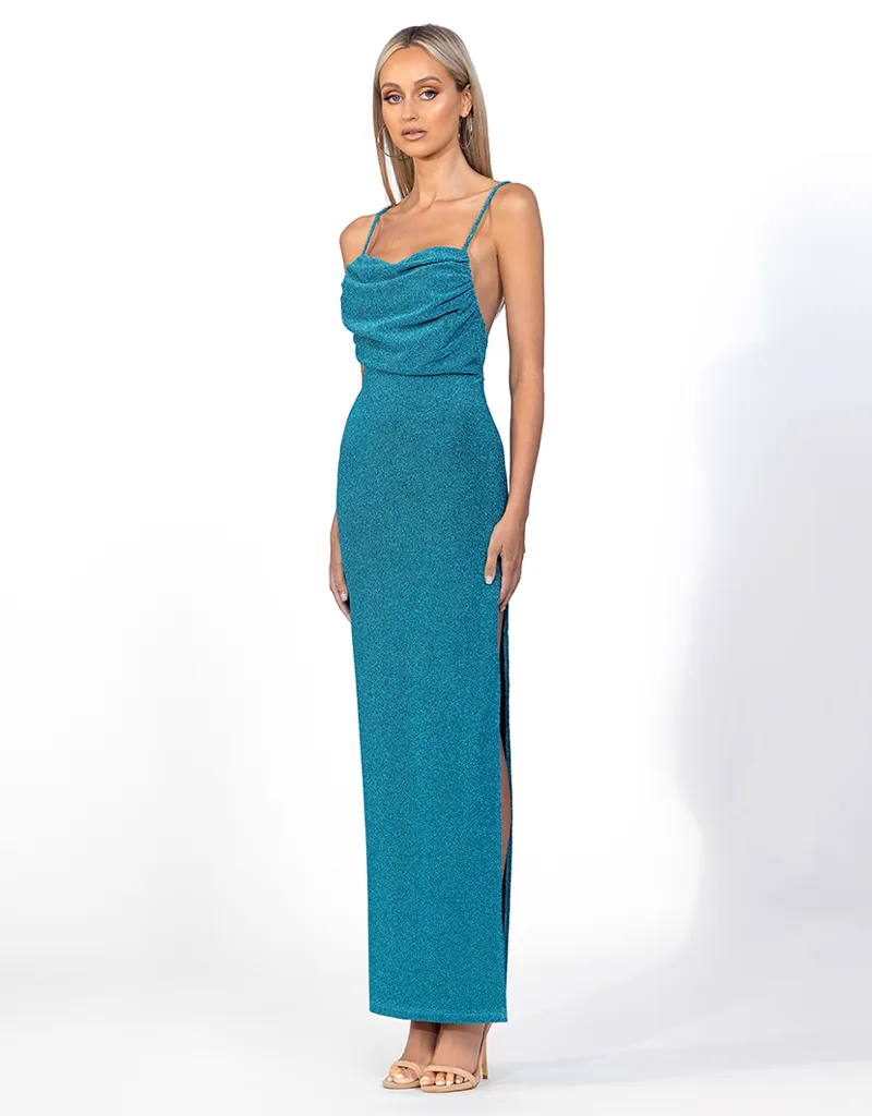 SARAI COWL NECK MAXI BL61D23L