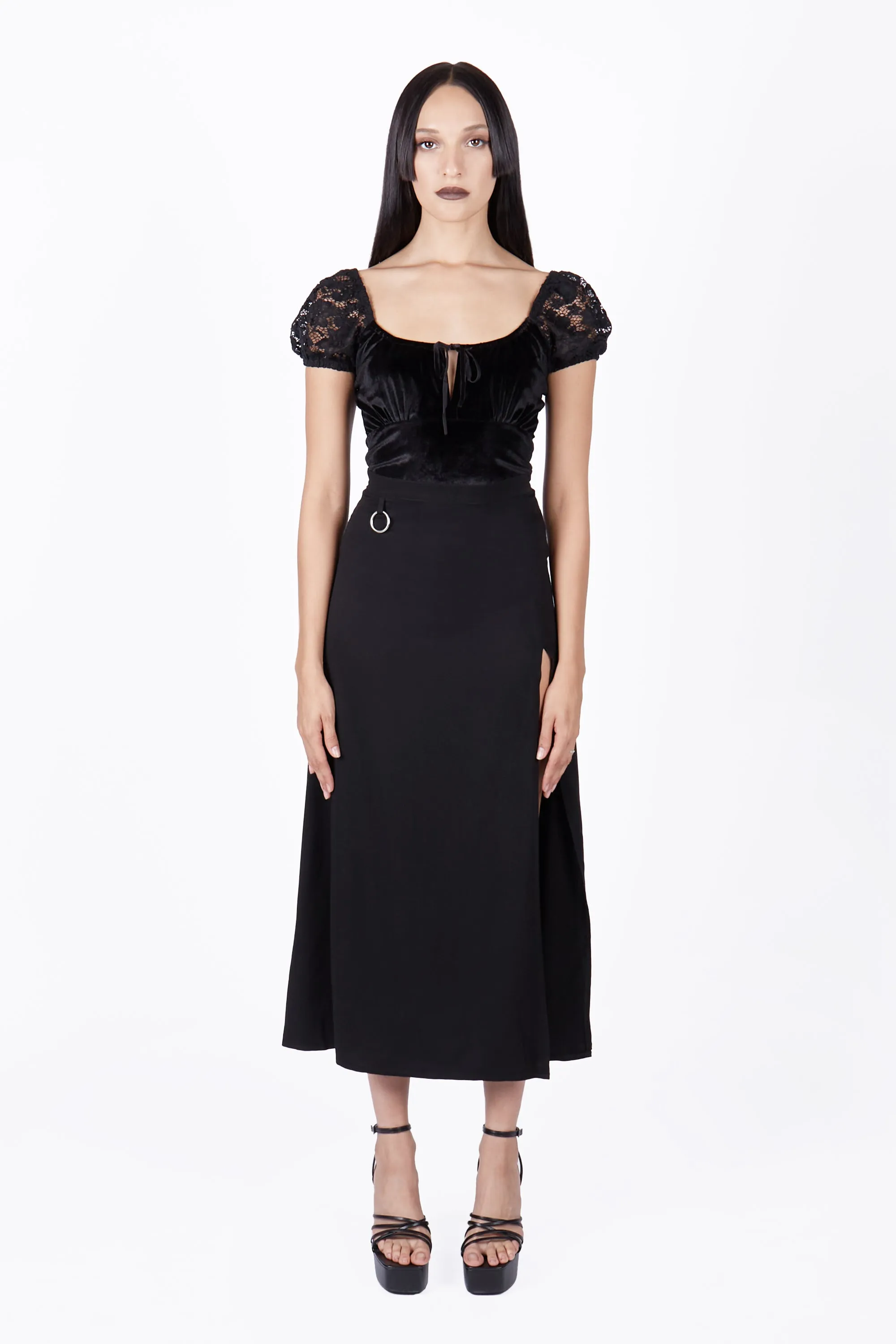 Sofia O-Ring Split Skirt