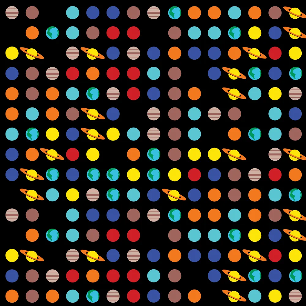 Solar System of Pi Rachael Dress