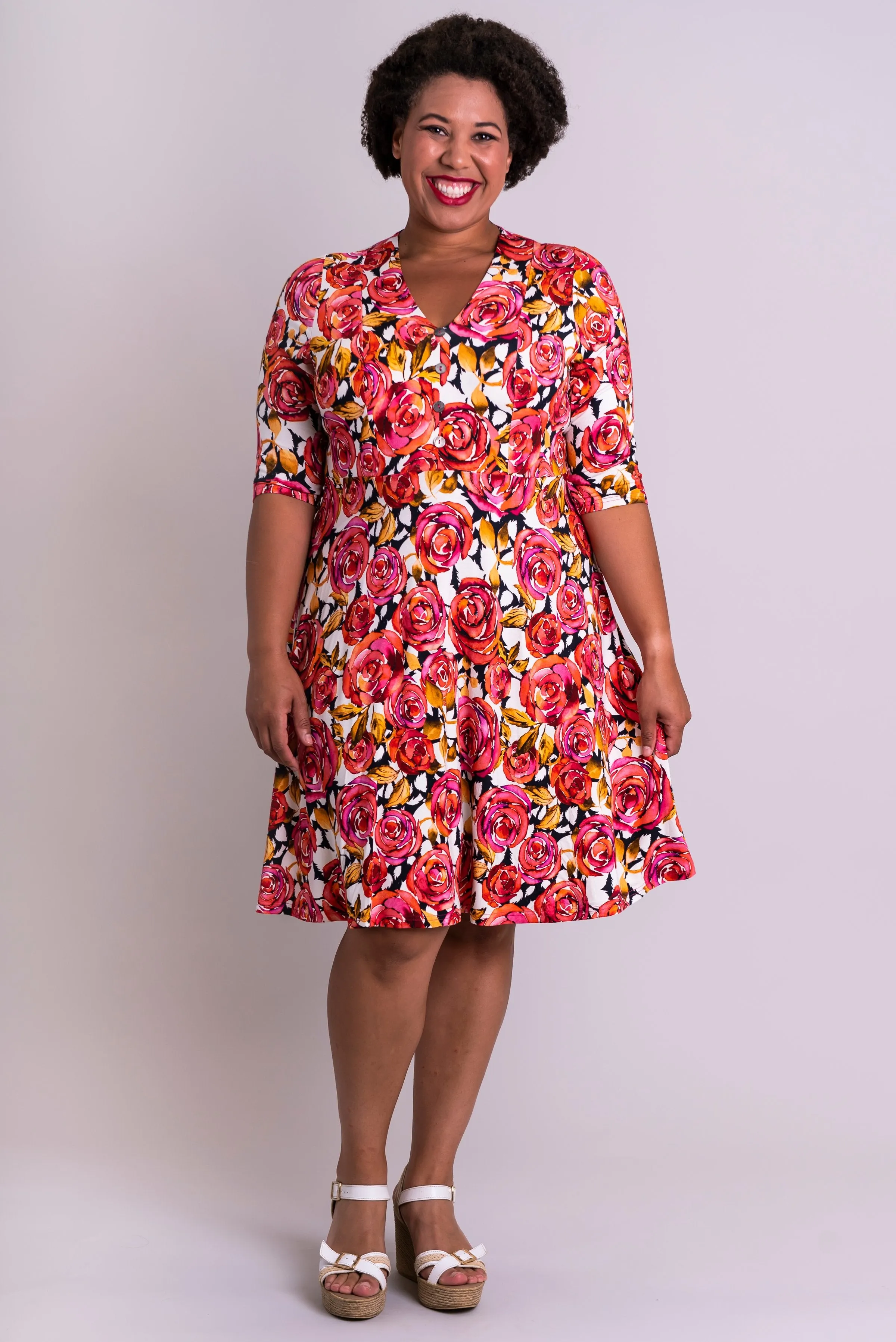 Sydney Dress, Briar Beauty, Bamboo- Final Sale