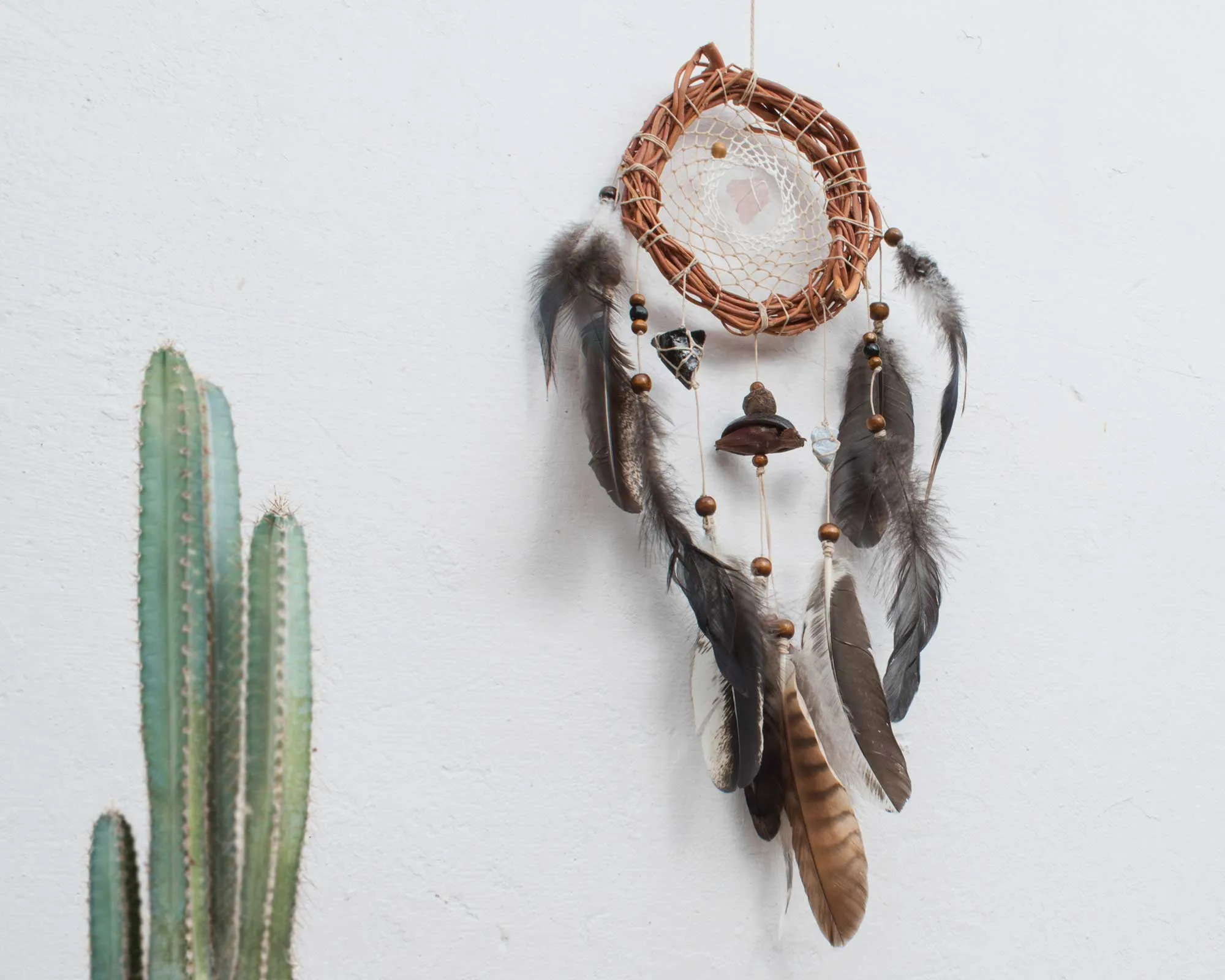 Tumbled stones DreamCatcher obsidian stone raw