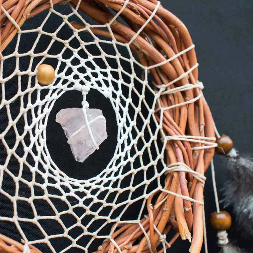 Tumbled stones DreamCatcher obsidian stone raw