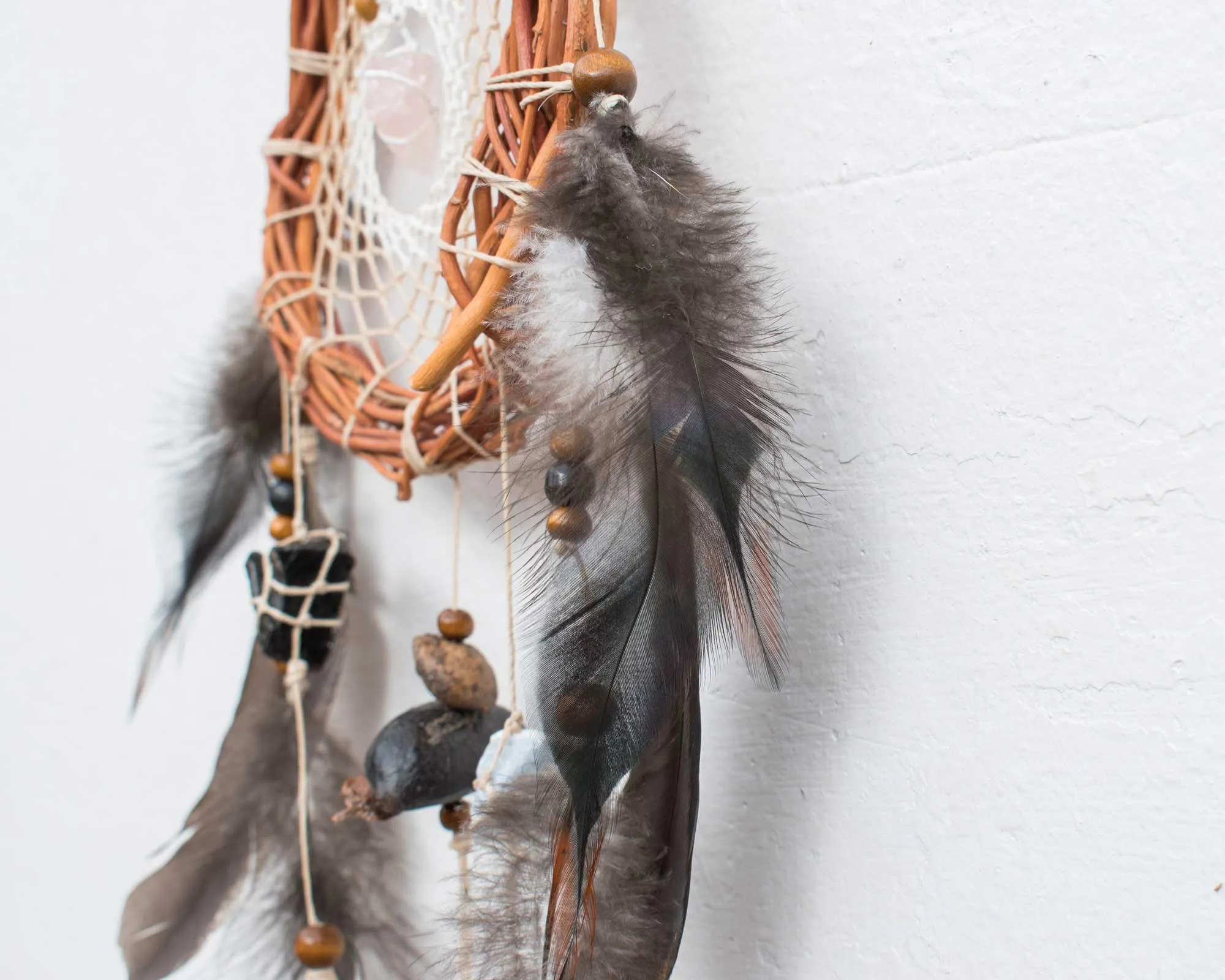 Tumbled stones DreamCatcher obsidian stone raw