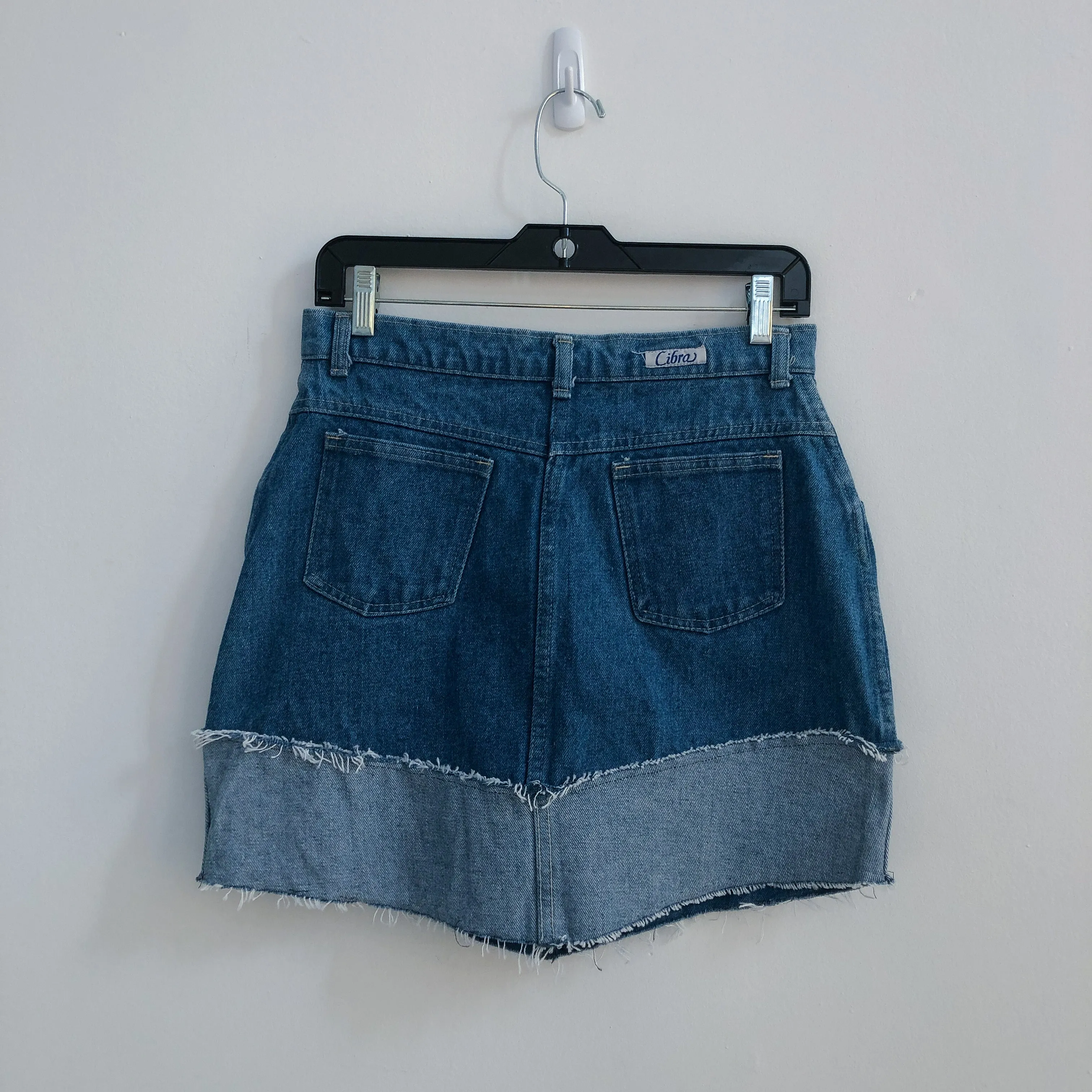 Upcycled Denim Libra Skirt