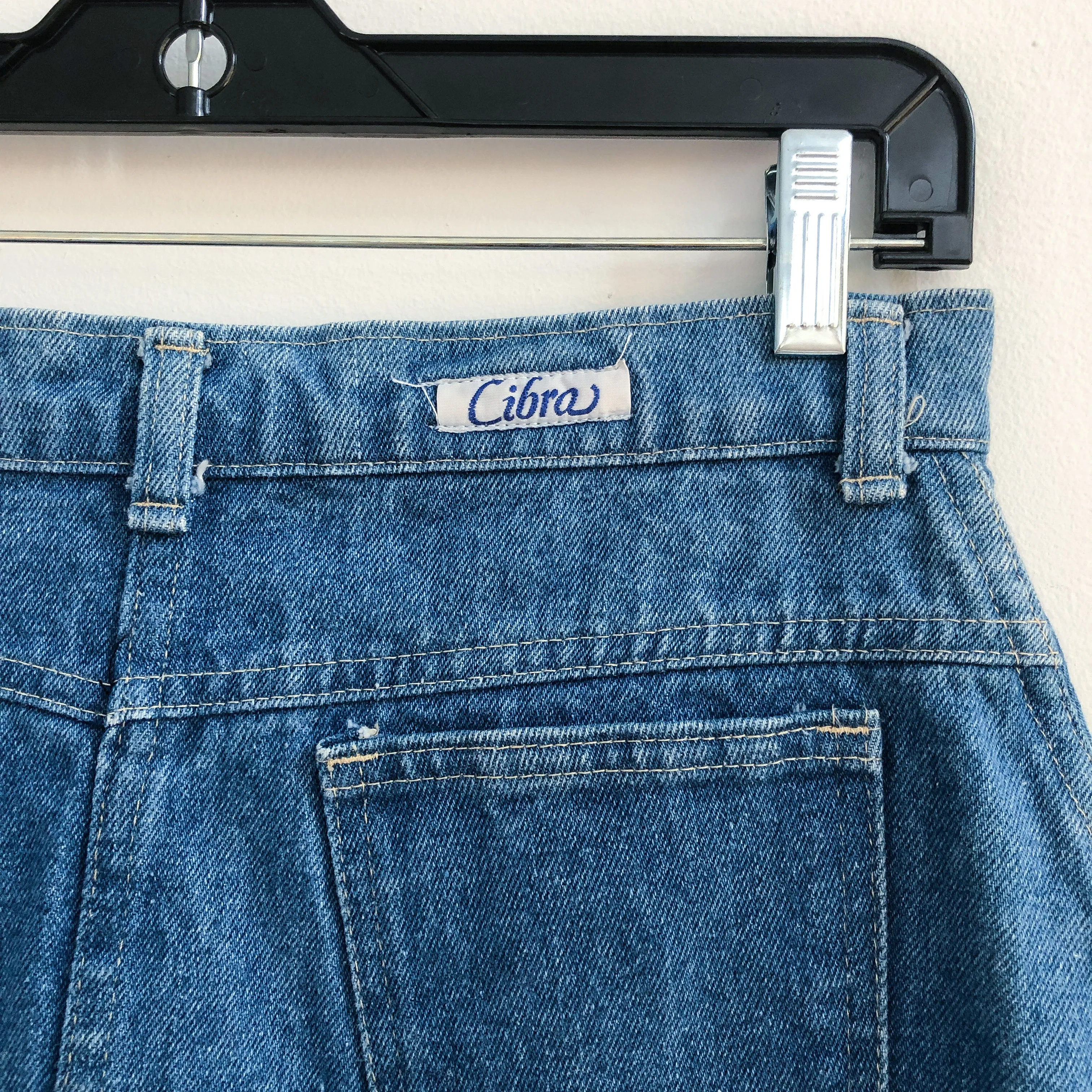 Upcycled Denim Libra Skirt