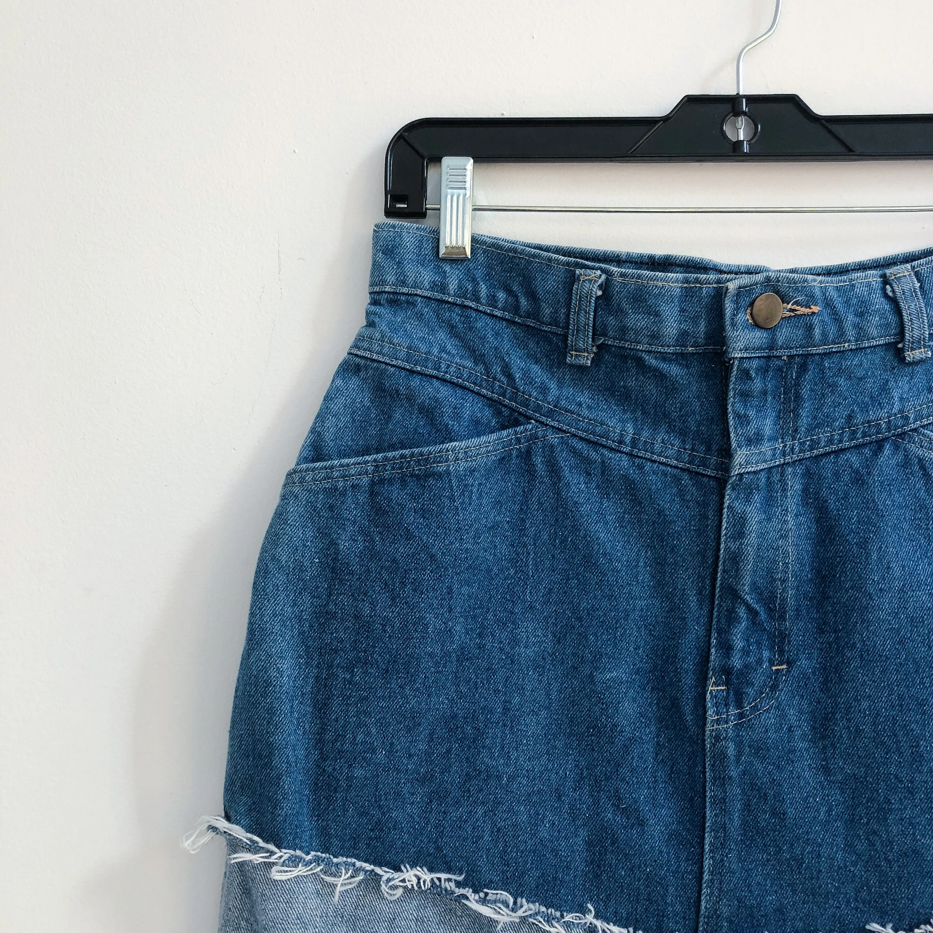 Upcycled Denim Libra Skirt