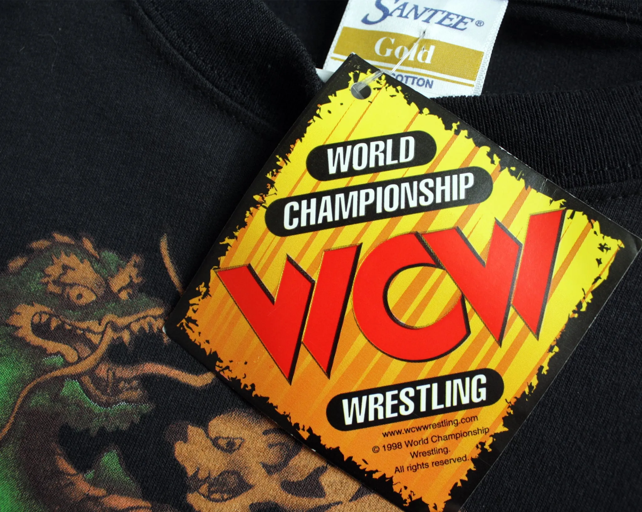 WCW KEVIN NASH DRAGON T-SHIRT LG