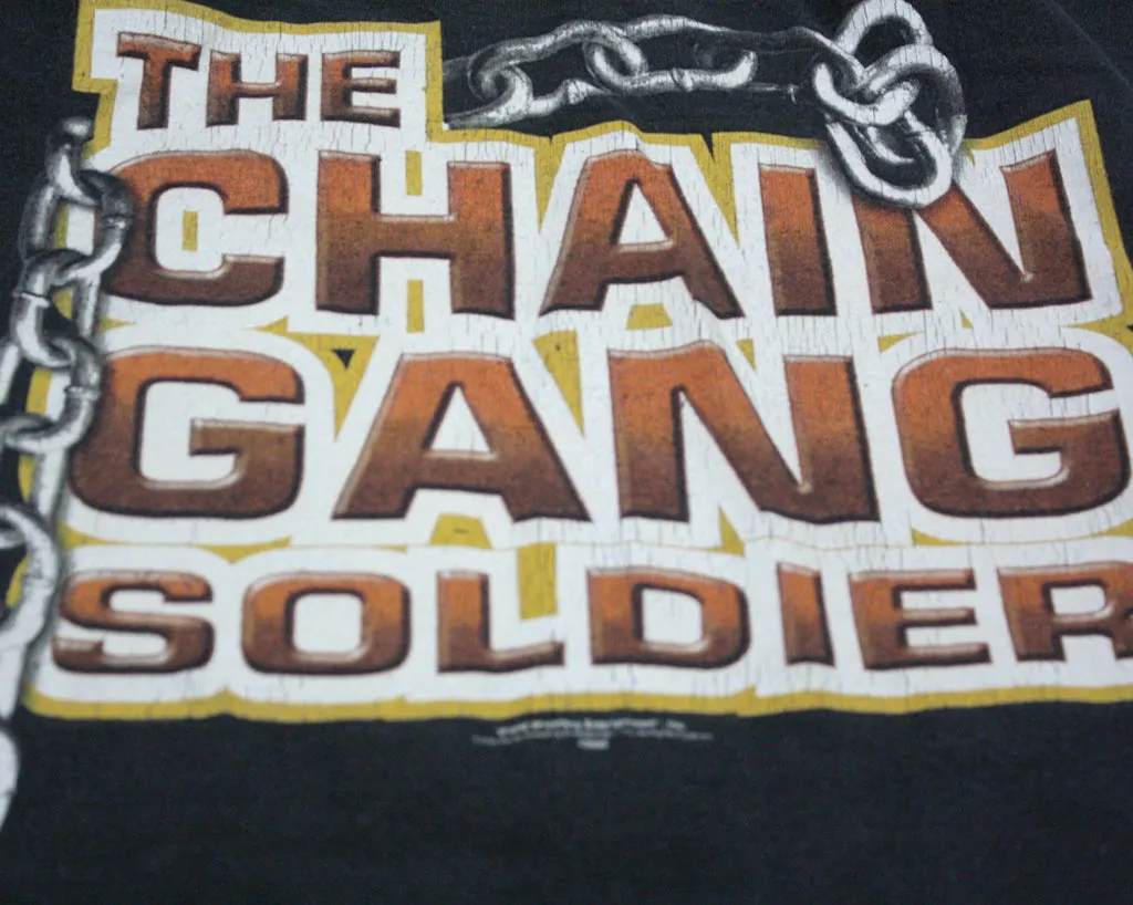 WWE JOHN CENA CHAIN GANG SOLDIER T-SHIRT XL