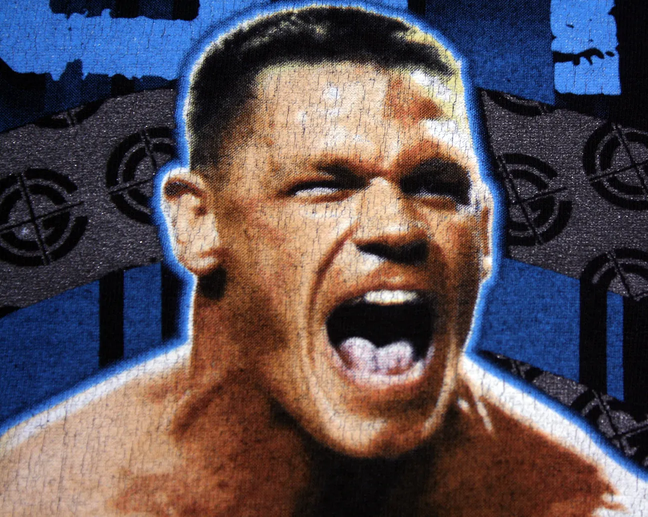WWE JOHN CENA REGRET NOTHING T-SHIRT LG