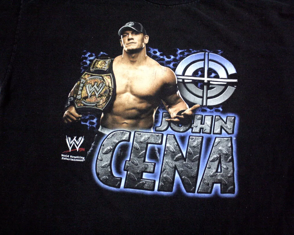 WWE JOHN CENA TITLE BELT T-SHIRT XL