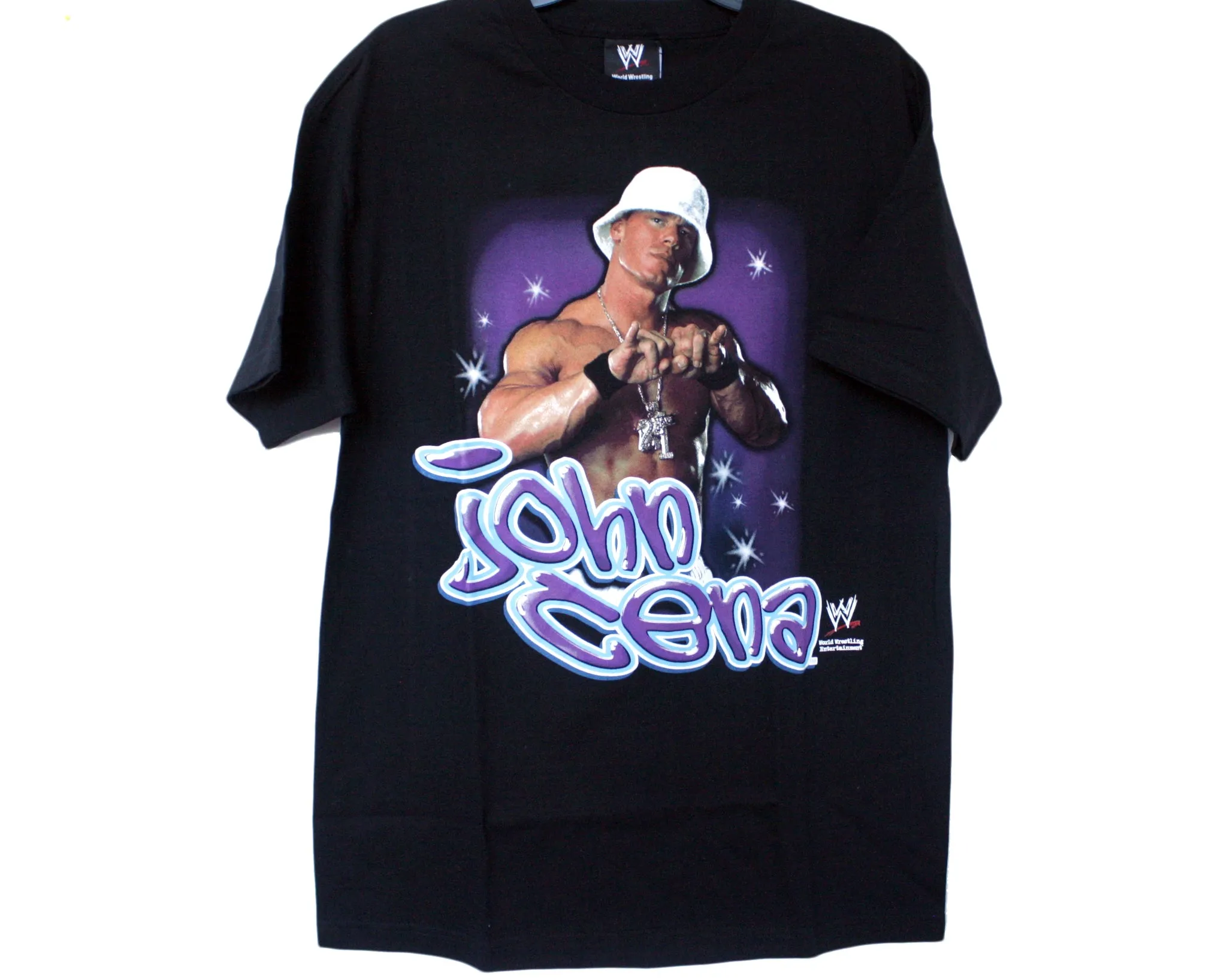 WWE JOHN CENA WORD LIFE KANGOL T-SHIRT LG