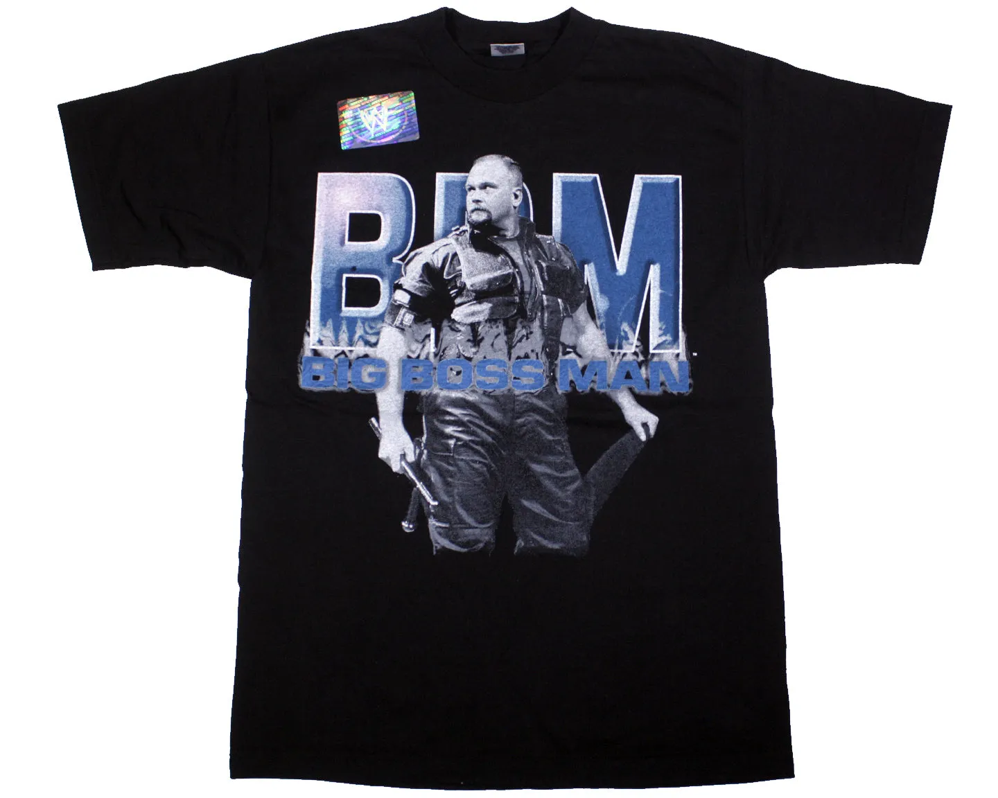 WWF BIG BOSS MAN CORPORATE SECURITY T-SHIRT MED