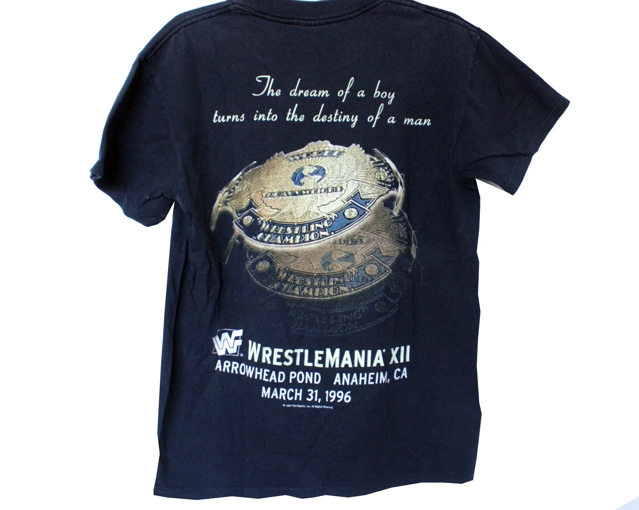 WWF SHAWN MICHAELS BOYHOOD DREAM T-SHIRT MED