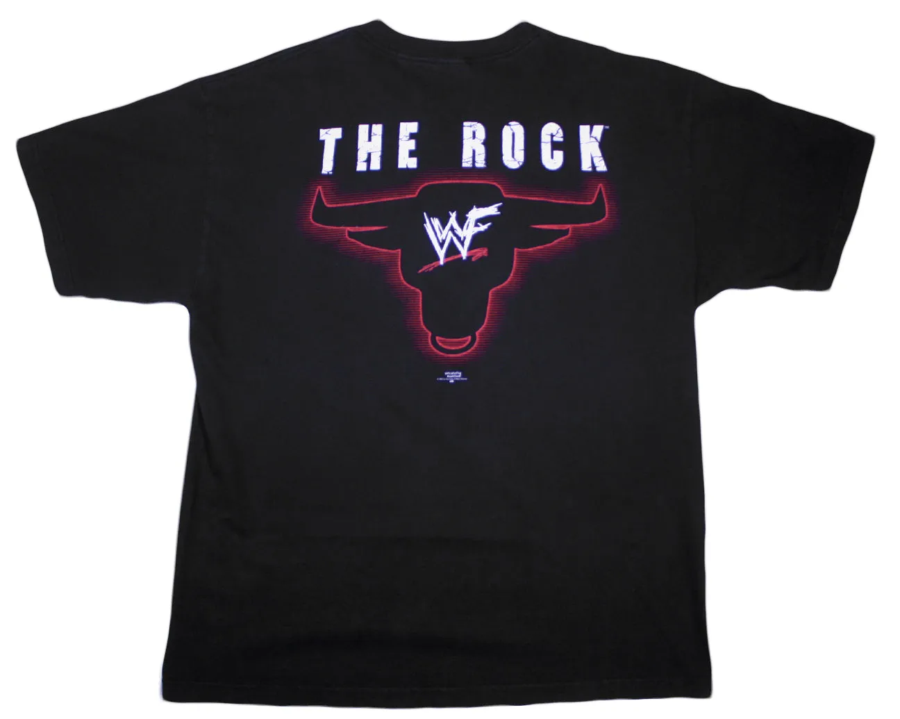 WWF THE ROCK TOO MUCH BRAHMA T-SHIRT LG